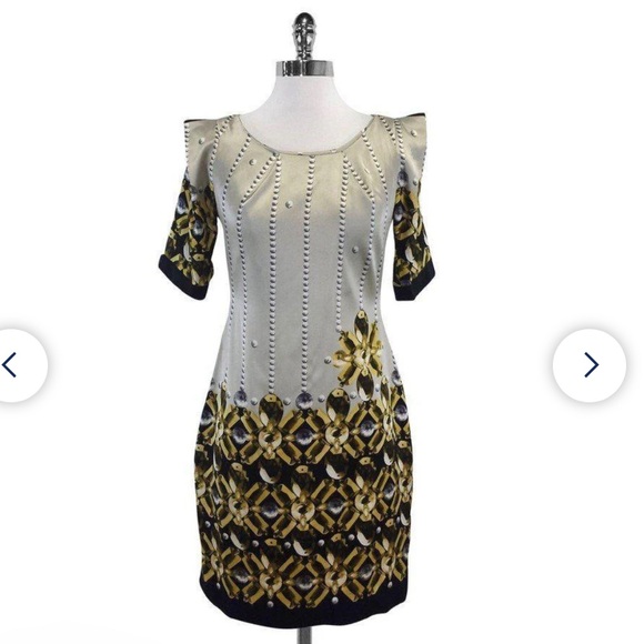 Yoana Baraschi 100% silk Jewel motif dress - Picture 1 of 6
